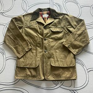 Vintage 50s Western Field Montgomery Ward Hunters Waxed Jacket Size Small